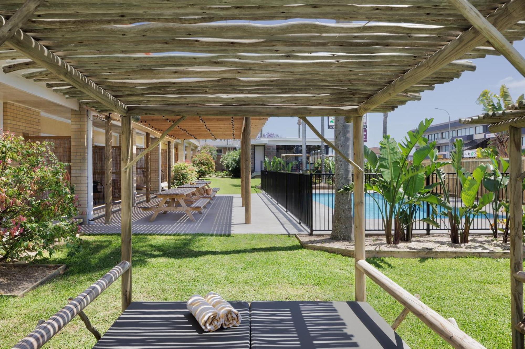 South Pacific Palms Motor Inn Tuncurry Eksteriør bilde